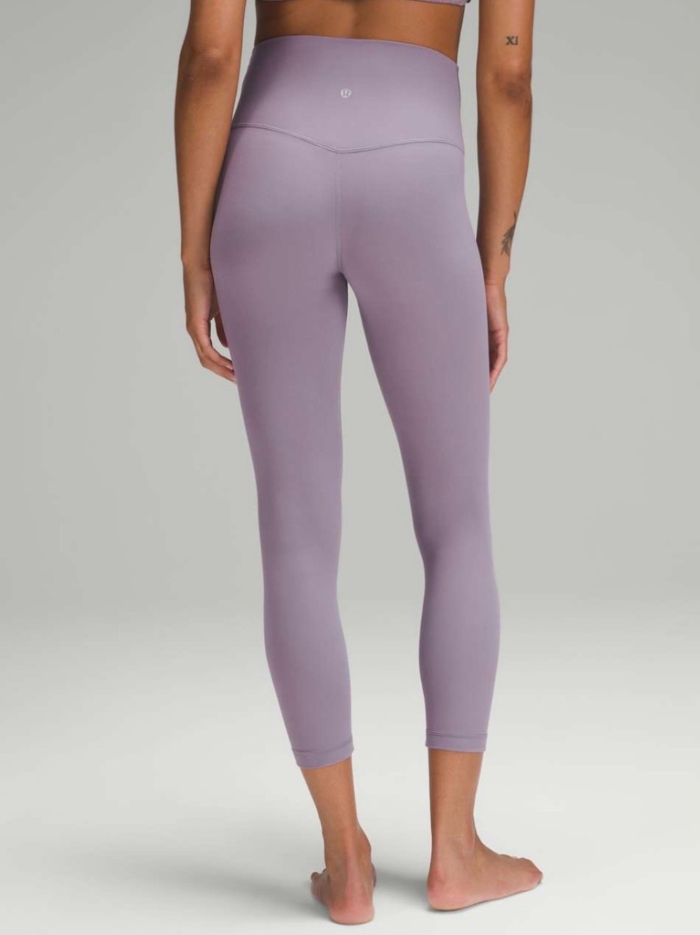 Lululemon Align High-Rise Crop 23" Purple Ash Leggings size 8